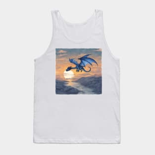 Blue Dragon In The Sun Tank Top